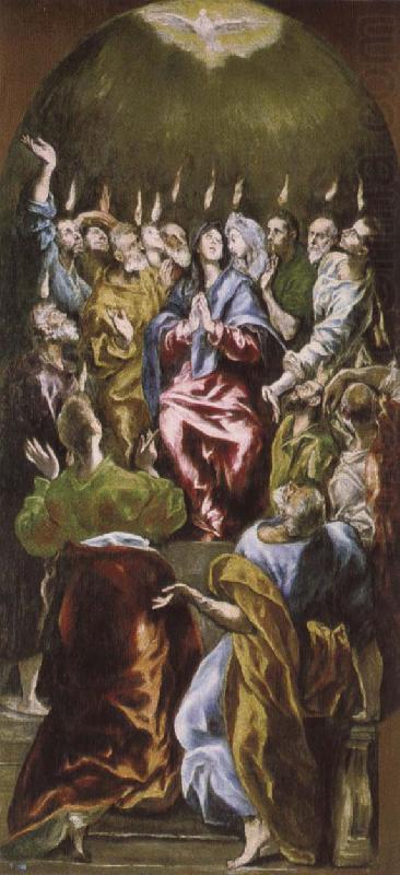 The Pentecost, El Greco